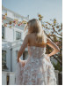 Strapless Sweetheart Neck Ivory Lace Tulle Gorgeous Wedding Dress